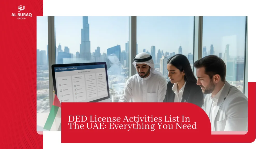 DED License Activities List in the UAE